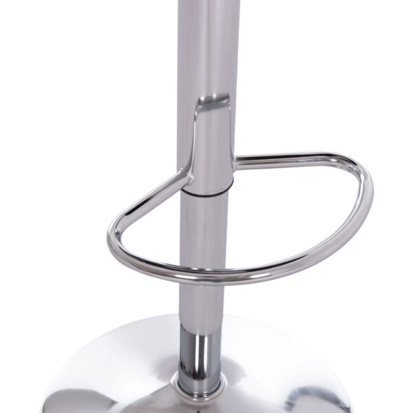 ΣΚΑΜΠΟ ΜΠΑΡ ROSE HM204.44 ΜΕ ΑΜΟΡΤΙΣΕΡ ΧΡΩΜΙΟΥ & ΜΑΥΡΟ ΒΕΛΟΥΔΟ 48x45x105Υεκ.