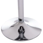 ΣΚΑΜΠΟ ΜΠΑΡ ROSE HM204.44 ΜΕ ΑΜΟΡΤΙΣΕΡ ΧΡΩΜΙΟΥ & ΜΑΥΡΟ ΒΕΛΟΥΔΟ 48x45x105Υεκ.