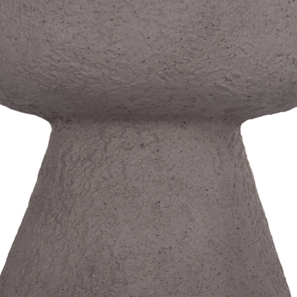ΣΚΑΜΠΟ ΣΤΡΟΓΓΥΛΟ INTERON HM18171.03 FIBER CEMENT ΣΕ ΓΚΡΙ--Φ34x39Υεκ.