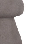 ΣΚΑΜΠΟ ΣΤΡΟΓΓΥΛΟ INTERON HM18171.03 FIBER CEMENT ΣΕ ΓΚΡΙ--Φ34x39Υεκ.
