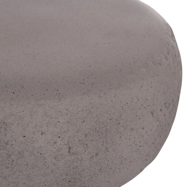 ΣΚΑΜΠΟ ΣΤΡΟΓΓΥΛΟ INTERON HM18171.03 FIBER CEMENT ΣΕ ΓΚΡΙ--Φ34x39Υεκ.