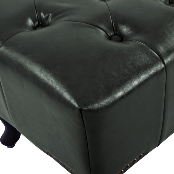 ΤΑΜΠΟΥΡΕ ΥΠΟΠΟΔΙΟ ΚΥΠΑΡΙΣΣΙ PU T.CHESTERFIELD EMMA 80x45x39Y εκ.HM226.08