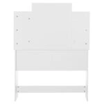 ΤΟΥΑΛΕΤΑ ΜΕ ΦΩΤΙΣΜΟ LED-ΡΑΦΙΑ-ΣΥΡΤΑΡΙΑ LAURYN HM2502.03 ΛΕΥΚΟ 101.8x40x139.5Υεκ