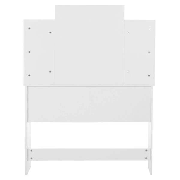 ΤΟΥΑΛΕΤΑ ΜΕ ΦΩΤΙΣΜΟ LED-ΡΑΦΙΑ-ΣΥΡΤΑΡΙΑ LAURYN HM2502.03 ΛΕΥΚΟ 101.8x40x139.5Υεκ