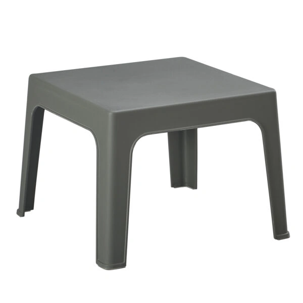 ΤΡΑΠΕΖΑΚΙ ΤΕΤΡΑΓΩΝΟ SLEEK HM6371.05 ΠΟΛΥΠΡΟΠΥΛΕΝΙΟ ΣΕ DARK OLIVE 49.5x49.5x40Υεκ.