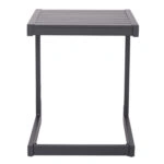 ΤΡΑΠΕΖΑΚΙ ΞΑΠΛΩΣΤΡΑΣ BELLING HM6274.03 ΑΛΟΥΜΙΝΙΟ ΣΕ ΣΚΟΥΡΟ ΓΚΡΙ 42x43x53Υεκ.