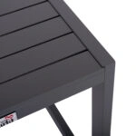 ΤΡΑΠΕΖΑΚΙ ΞΑΠΛΩΣΤΡΑΣ BELLING HM6274.03 ΑΛΟΥΜΙΝΙΟ ΣΕ ΣΚΟΥΡΟ ΓΚΡΙ 42x43x53Υεκ.