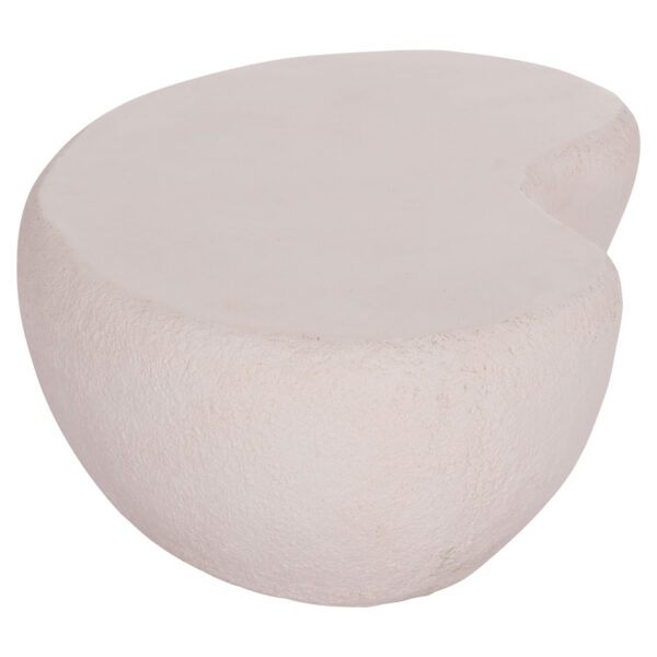 ΤΡΑΠΕΖΙ ΣΑΛΟΝΙΟΥ GERSON HM18151.02L FIBER CEMENT ΣΕ ΛΕΥΚΟ--122x78,5x40Υεκ.