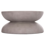 ΤΡΑΠΕΖΙ ΣΑΛΟΝΙΟΥ ANNA HM18158.03 FIBER CEMENT ΣΕ ΓΚΡΙ--Φ92x44.5Υεκ