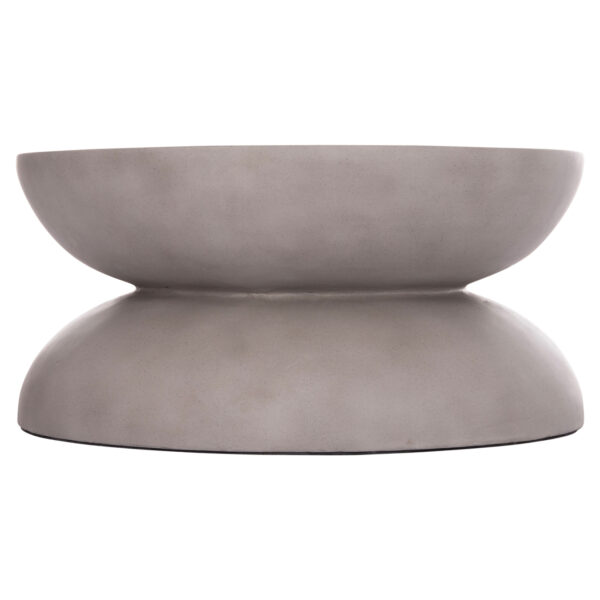 ΤΡΑΠΕΖΙ ΣΑΛΟΝΙΟΥ ANNA HM18158.03 FIBER CEMENT ΣΕ ΓΚΡΙ--Φ92x44.5Υεκ