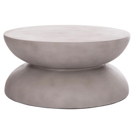 ΤΡΑΠΕΖΙ ΣΑΛΟΝΙΟΥ ANNA HM18158.03 FIBER CEMENT ΣΕ ΓΚΡΙ--Φ92x44.5Υεκ