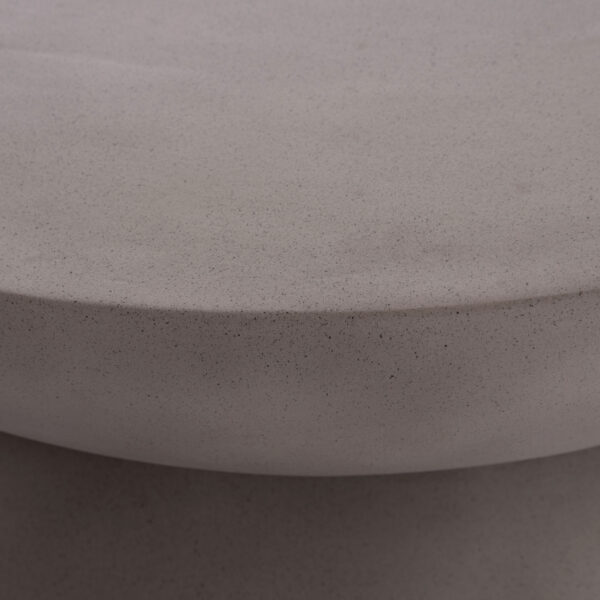 ΤΡΑΠΕΖΙ ΣΑΛΟΝΙΟΥ ANNA HM18158.03 FIBER CEMENT ΣΕ ΓΚΡΙ--Φ92x44.5Υεκ