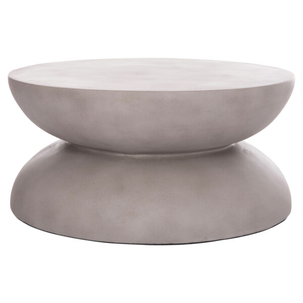 ΤΡΑΠΕΖΙ ΣΑΛΟΝΙΟΥ ANNA HM18158.03 FIBER CEMENT ΣΕ ΓΚΡΙ--Φ92x44.5Υεκ