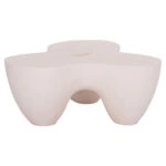 ΤΡΑΠΕΖΙ ΣΑΛΟΝΙΟΥ SALLEN HM18161.02 FIBER CEMENT ΣΕ ΛΕΥΚΟ--108x94x38,5Υεκ.