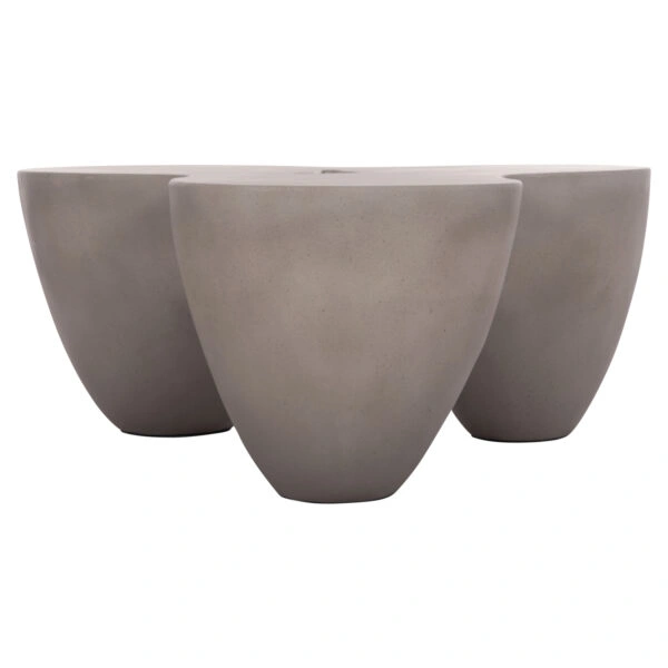 ΤΡΑΠΕΖΙ ΣΑΛΟΝΙΟΥ SALLEN HM18161.03 FIBER CEMENT ΣΕ ΓΚΡΙ--108x94x38,5Υεκ.