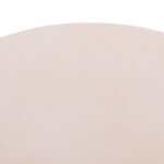 ΤΡΑΠΕΖΙ ΣΑΛΟΝΙΟΥ ΣΤΡΟΓΓΥΛΟ ALLAN HM18162.02 FIBER CEMENT ΣΕ ΛΕΥΚΟ--Φ92x49Υεκ.