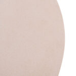 ΤΡΑΠΕΖΙ ΣΑΛΟΝΙΟΥ ΣΤΡΟΓΓΥΛΟ ALLAN HM18162.02 FIBER CEMENT ΣΕ ΛΕΥΚΟ--Φ92x49Υεκ.