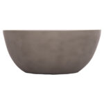 ΤΡΑΠΕΖΙ ΣΑΛΟΝΙΟΥ ΣΤΡΟΓΓΥΛΟ ALLAN HM18162.03 FIBER CEMENT ΣΕ ΓΚΡΙ--Φ92x49Υεκ.