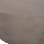 ΤΡΑΠΕΖΙ ΣΑΛΟΝΙΟΥ ΣΤΡΟΓΓΥΛΟ ALLAN HM18162.03 FIBER CEMENT ΣΕ ΓΚΡΙ--Φ92x49Υεκ.