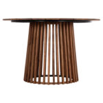 ΤΡΑΠΕΖΙ ΤΡΑΠΕΖΑΡΙΑΣ ΕΞ.ΧΩΡΟΥ CRISTOBAL HM6234 ΞΥΛΟ ΑΚΑΚΙΑΣ-ΜΕΤΑΛΛΟ Φ120x76Υεκ