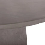 ΤΡΑΠΕΖΙ ΤΡΑΠΕΖΑΡΙΑΣ ΣΤΡΟΓΓΥΛΟ SEPPO HM18154.03 FIBER CEMENT ΣΕ ΓΚΡΙ--Φ119,5x75,5Υεκ.