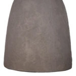 ΤΡΑΠΕΖΙ ΤΡΑΠΕΖΑΡΙΑΣ ΣΤΡΟΓΓΥΛΟ SEPPO HM18154.03 FIBER CEMENT ΣΕ ΓΚΡΙ--Φ119,5x75,5Υεκ.