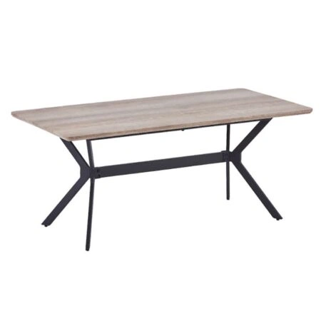 LEXUS PATINA 120Χ60Χ45εκ.ΤΡΑΠΕΖΙ ΣΑΛΟΝΙΟΥ - ΜΕΤΑΛΛΟ/MDF/3D PAPER - PATINA