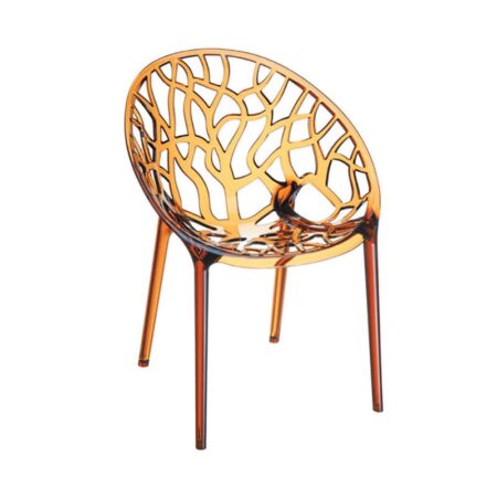 CRYSTAL AMBER(Σ4) TRANSP.ΠΟΛΥΘΡΟΝΑ - ΑΚΡΥΛΙΚΟ - AMBER