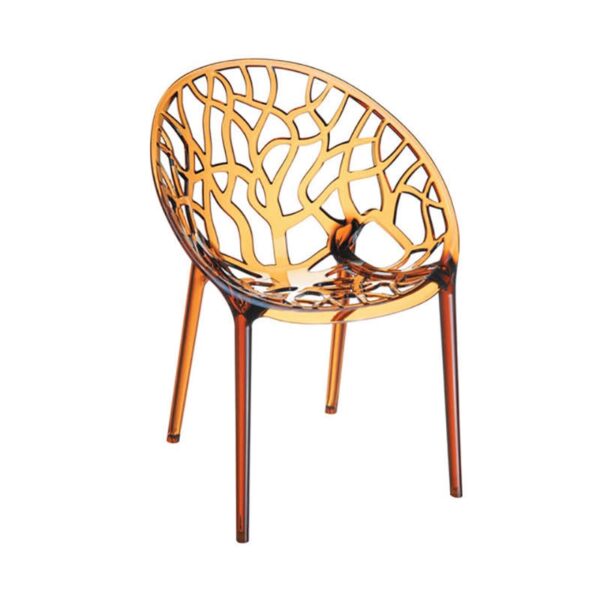 CRYSTAL AMBER(Σ4) TRANSP.ΠΟΛΥΘΡΟΝΑ - ΑΚΡΥΛΙΚΟ - AMBER