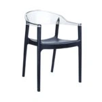 CARMEN BLACK/CLEAR ΠΟΛΥΘΡΟΝΑ - ΠΟΛΥΠΡΟΠΥΛΕΝΙΟ/ΑΚΡΥΛΙΚΟ - BLACK/CLEAR