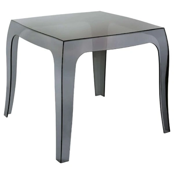 QUEEN BLACK TRANSP.(Σ4)51X51X43εκ. ΤΡΑΠΕΖΙ - ΑΚΡΥΛΙΚΟ - ΜΑΥΡΟ