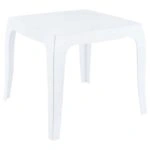 QUEEN GLOSSY WHITE(Σ4)51X51X43εκ. ΤΡΑΠΕΖΙ - ΑΚΡΥΛΙΚΟ - GLOSSY WHITE