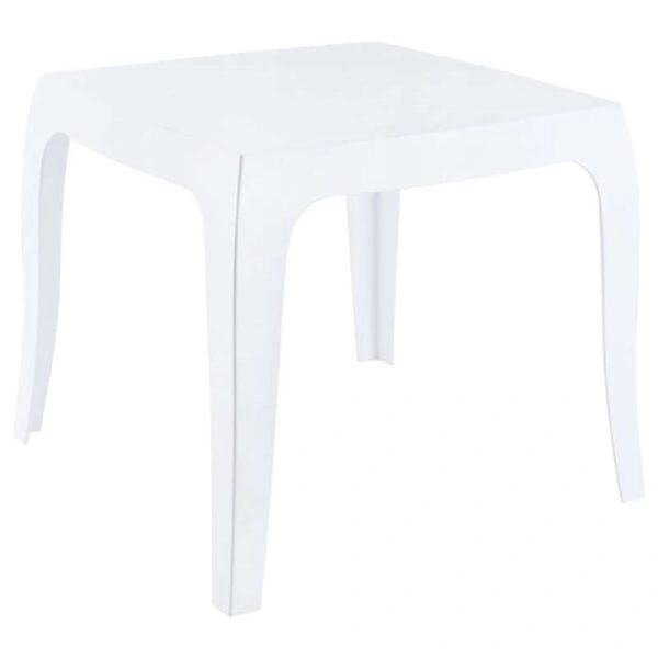 QUEEN GLOSSY WHITE(Σ4)51X51X43εκ. ΤΡΑΠΕΖΙ - ΑΚΡΥΛΙΚΟ - GLOSSY WHITE