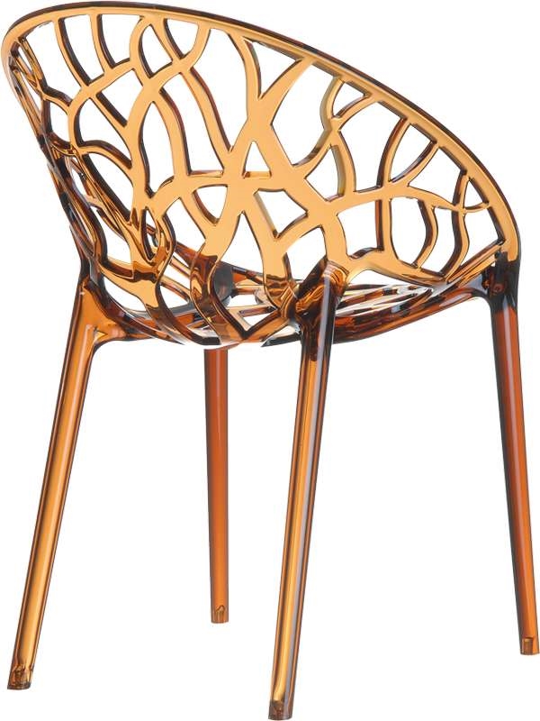 CRYSTAL AMBER(Σ4) TRANSP.ΠΟΛΥΘΡΟΝΑ - ΑΚΡΥΛΙΚΟ - AMBER