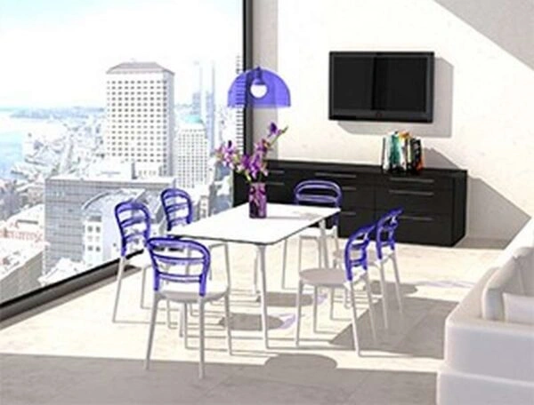 BIBI WHITE/VIOLET(Σ4)TRANSP.ΚΑΡΕΚΛΑ - ΠΟΛΥΠΡΟΠΥΛΕΝΙΟ/ΑΚΡΥΛΙΚΟ - WHITE/VIOLET