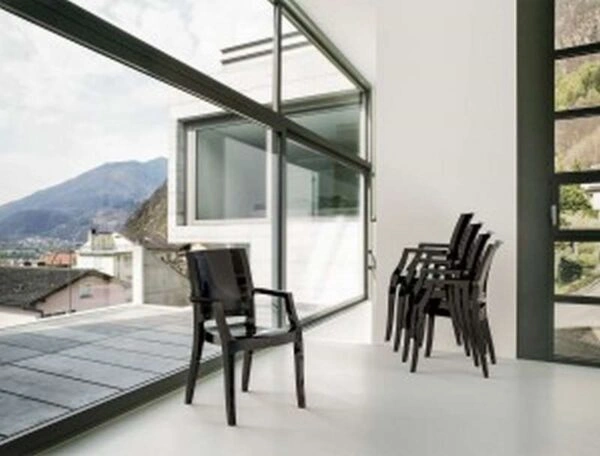 ARTHUR GLOSSY BLACK (Σ4)ΠΟΛΥΘΡΟΝΑ - ΑΚΡΥΛΙΚΟ - ΜΑΥΡΟ