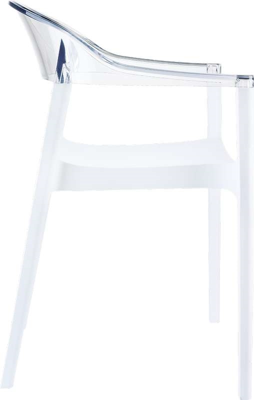 CARMEN WHITE/CLEAR ΠΟΛΥΘΡΟΝΑ - ΠΟΛΥΠΡΟΠΥΛΕΝΙΟ/ΑΚΡΥΛΙΚΟ - WHITE/CLEAR