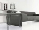 QUEEN CLEAR TRANSP.(Σ4)51Χ51Χ43εκ. ΤΡΑΠΕΖΙ - ΑΚΡΥΛΙΚΟ - CLEAR