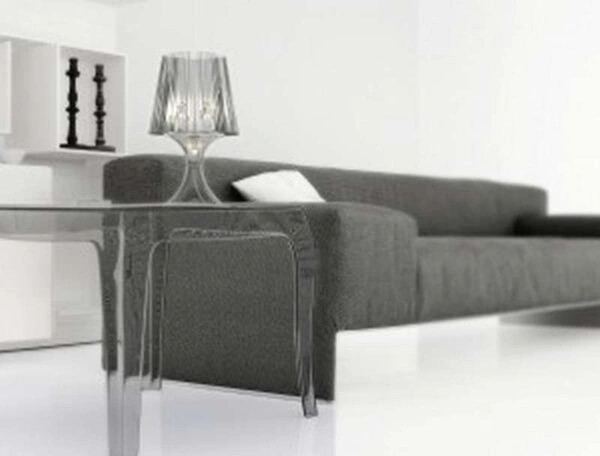QUEEN CLEAR TRANSP.(Σ4)51Χ51Χ43εκ. ΤΡΑΠΕΖΙ - ΑΚΡΥΛΙΚΟ - CLEAR