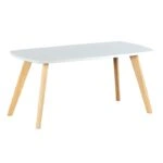 MANDY ΛΕΥΚΟ 100Χ50Χ45εκ.ΤΡΑΠΕΖΙ ΣΑΛΟΝΙΟΥ - ΞΥΛΟ/MDF - ΦΥΣΙΚΟ/ΛΕΥΚΟ