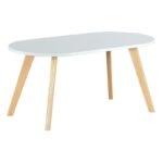 MARA ΛΕΥΚΟ 100Χ50Χ45εκ.ΤΡΑΠΕΖΙ ΣΑΛΟΝΙΟΥ - ΞΥΛΟ/MDF - ΦΥΣΙΚΟ/ΛΕΥΚΟ