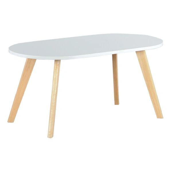 MARA ΛΕΥΚΟ 100Χ50Χ45εκ.ΤΡΑΠΕΖΙ ΣΑΛΟΝΙΟΥ - ΞΥΛΟ/MDF - ΦΥΣΙΚΟ/ΛΕΥΚΟ