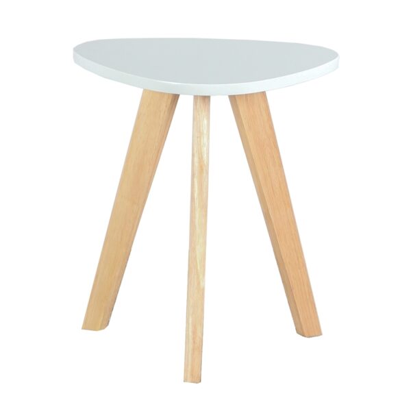 MOLY SMALL 40X40X45εκ.ΤΡΑΠΕΖΙ ΣΑΛΟΝΙΟΥ - ΞΥΛΟ/MDF - ΦΥΣΙΚΟ/ΛΕΥΚΟ