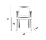 ARTHUR GLOSSY RED (Σ4) ΠΟΛΥΘΡΟΝΑ - ΑΚΡΥΛΙΚΟ - ΚΟΚΚΙΝΟ