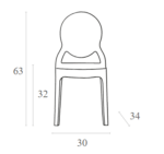 BABY ELIZABETH ΡΙΝΚ TRANSP.ΚΑΡΕΚΛΑΚΙ - ΑΚΡΥΛΙΚΟ - ΡΟΖ