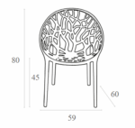 CRYSTAL GLOSSY WHITE(Σ4) ΠΟΛΥΘΡΟΝΑ - ΑΚΡΥΛΙΚΟ - ΛΕΥΚΟ