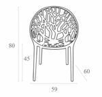 CRYSTAL BLACK TRANSP.ΠΟΛΥΘΡΟΝΑ - ΑΚΡΥΛΙΚΟ - ΜΑΥΡΟ