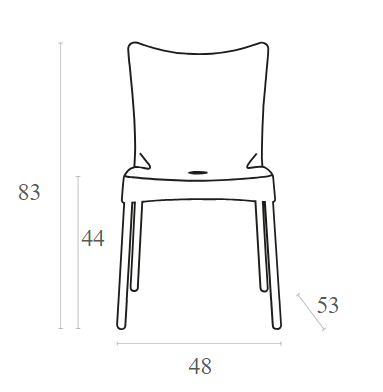 JULIETTE WHITE ΚΑΡΕΚΛΑ ΠΟΛ/ΝΙΟΥ/ΑΛΟΥΜ. - ΠΟΛΥΠΡΟΠΥΛΕΝΙΟ/ΑΛΟΥΜΙΝΙΟ - WHITE