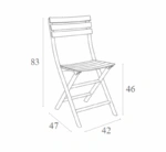 HELEN ΠΤΥΣ/ΝΗ BLACK ΚΑΡΕΚΛΑ ΠΟΛ/ΝΙΟΥ - ΠΟΛΥΠΡΟΠΥΛΕΝΙΟ - BLACK