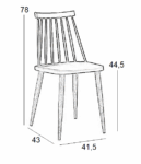 MIRELLA ΛΕΥΚΗ ΚΑΡΕΚΛΑ/ΡΡ/ΜΕΤΑΛΛΙΚΗ - ΜΕΤΑΛΛΟ/PP - ΛΕΥΚΟ